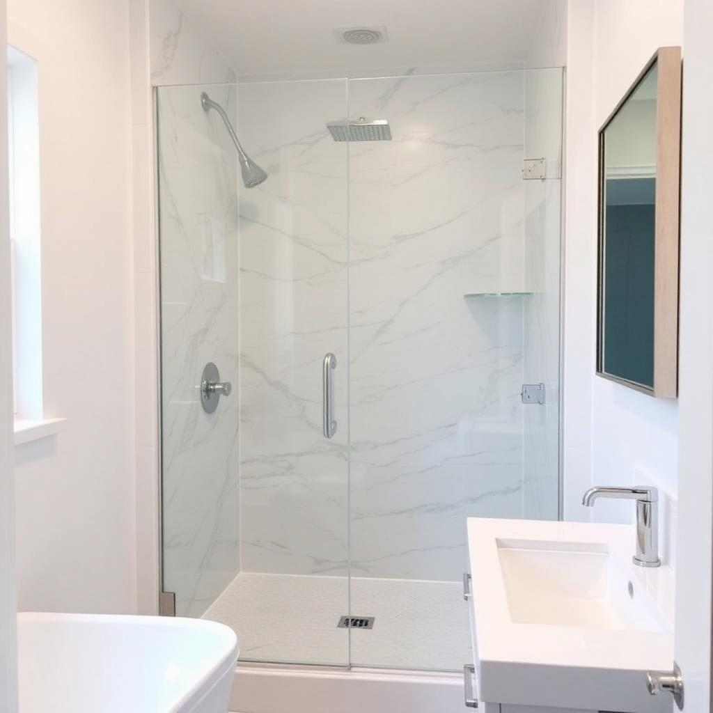 Recently remodeled bathroom in a Inman Park, GA home