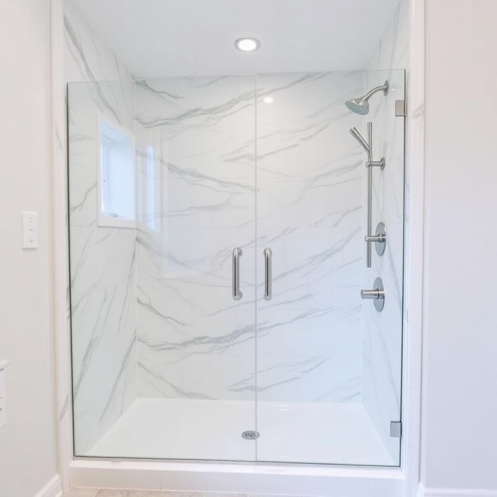 Recently remodeled bathroom in a Irving, TX home