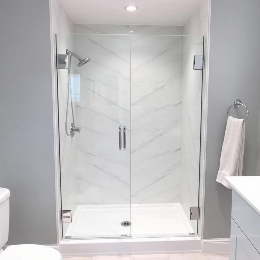 Recently remodeled bathroom in a Jonesboro, GA home