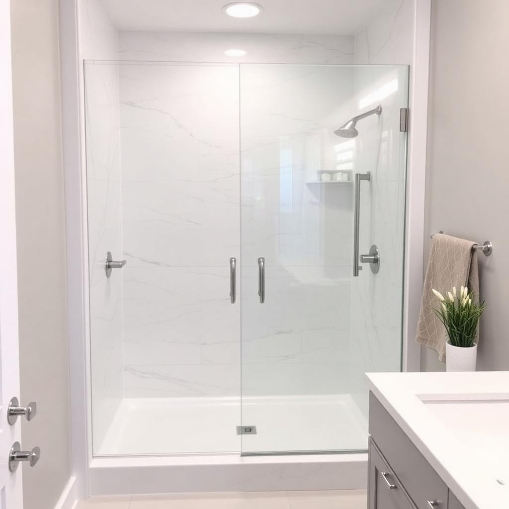 Recently remodeled bathroom in a Kansas City, MO home