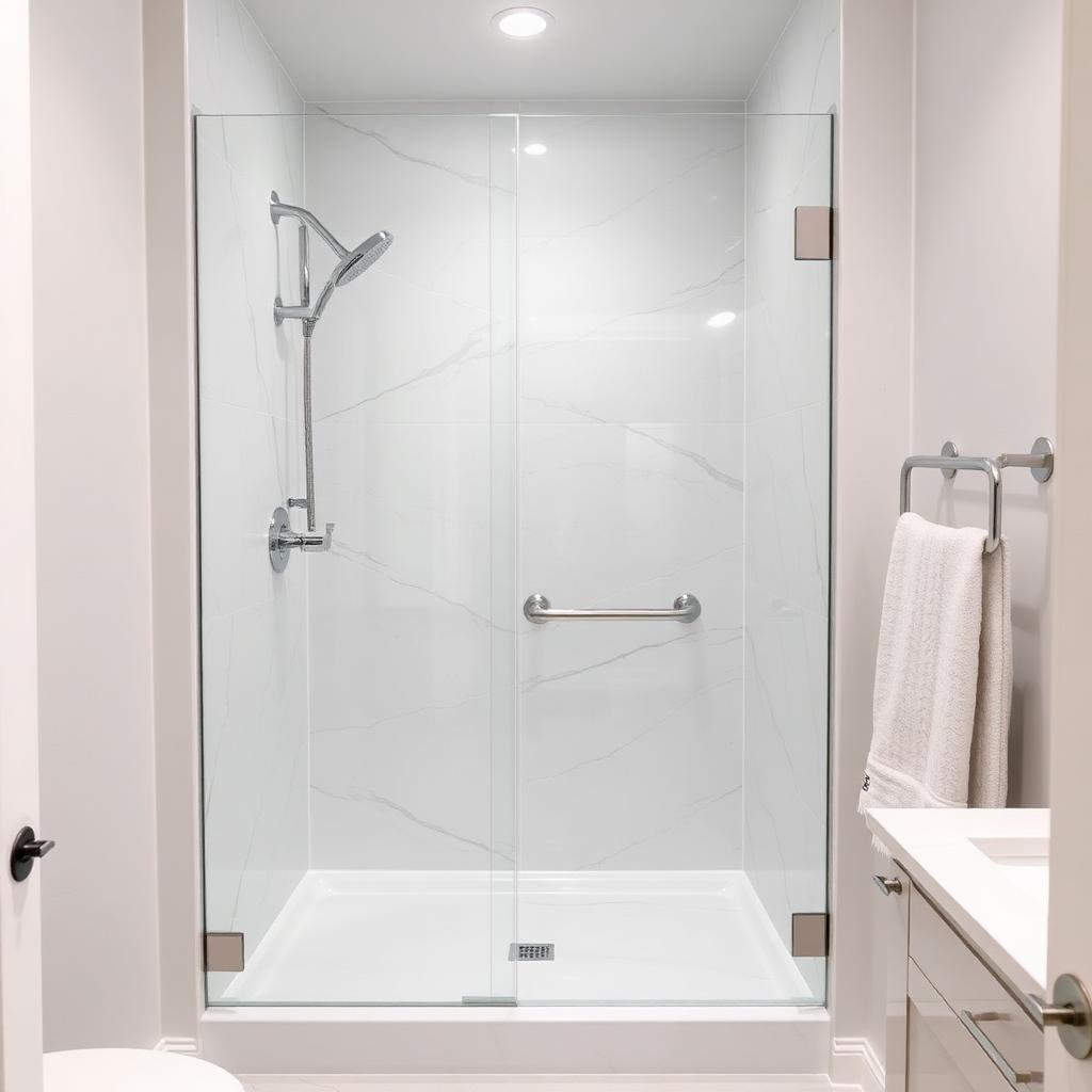 Recently remodeled bathroom in a Kirkwood, GA home
