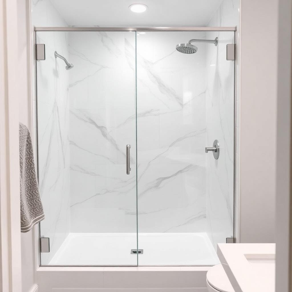 Recently remodeled bathroom in a Lake City, GA home