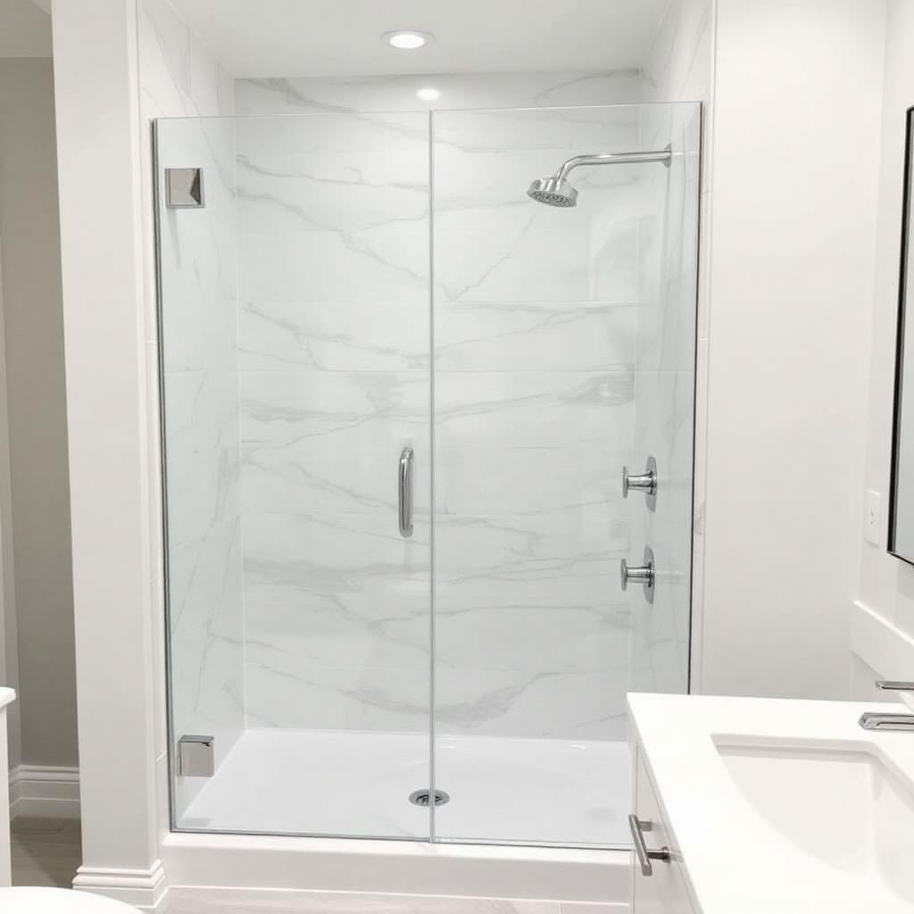 Recently remodeled bathroom in a Lakeview Estates, GA home