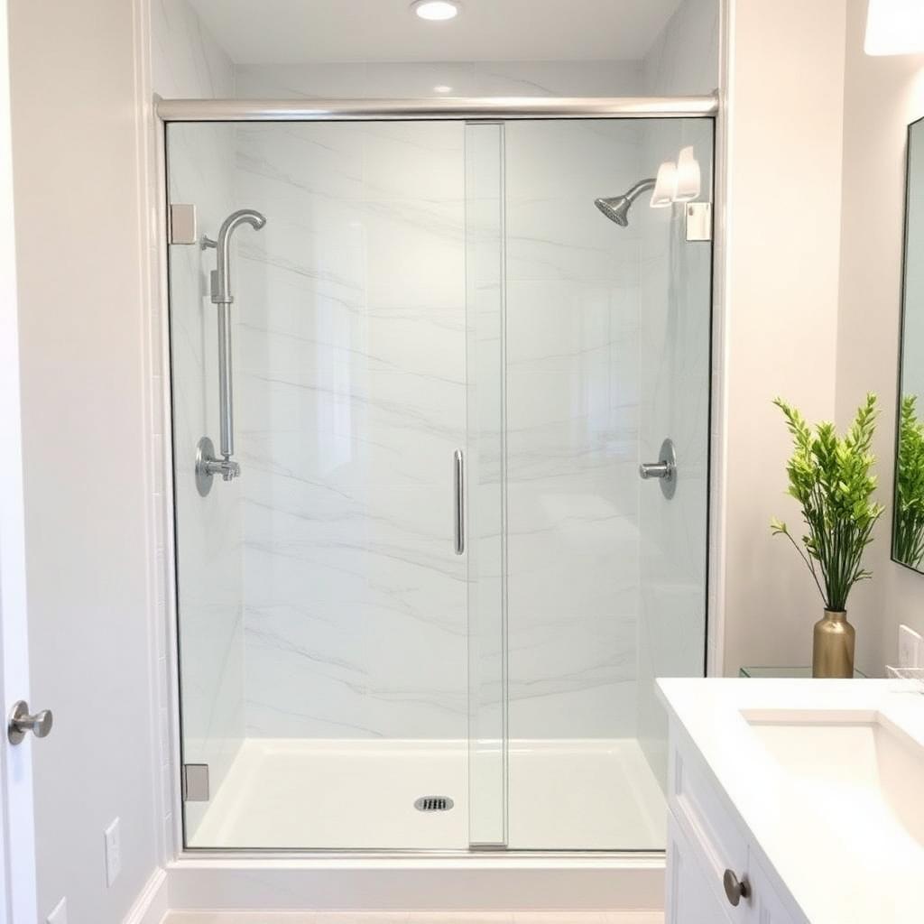 Recently remodeled bathroom in a Lawrenceville, GA home