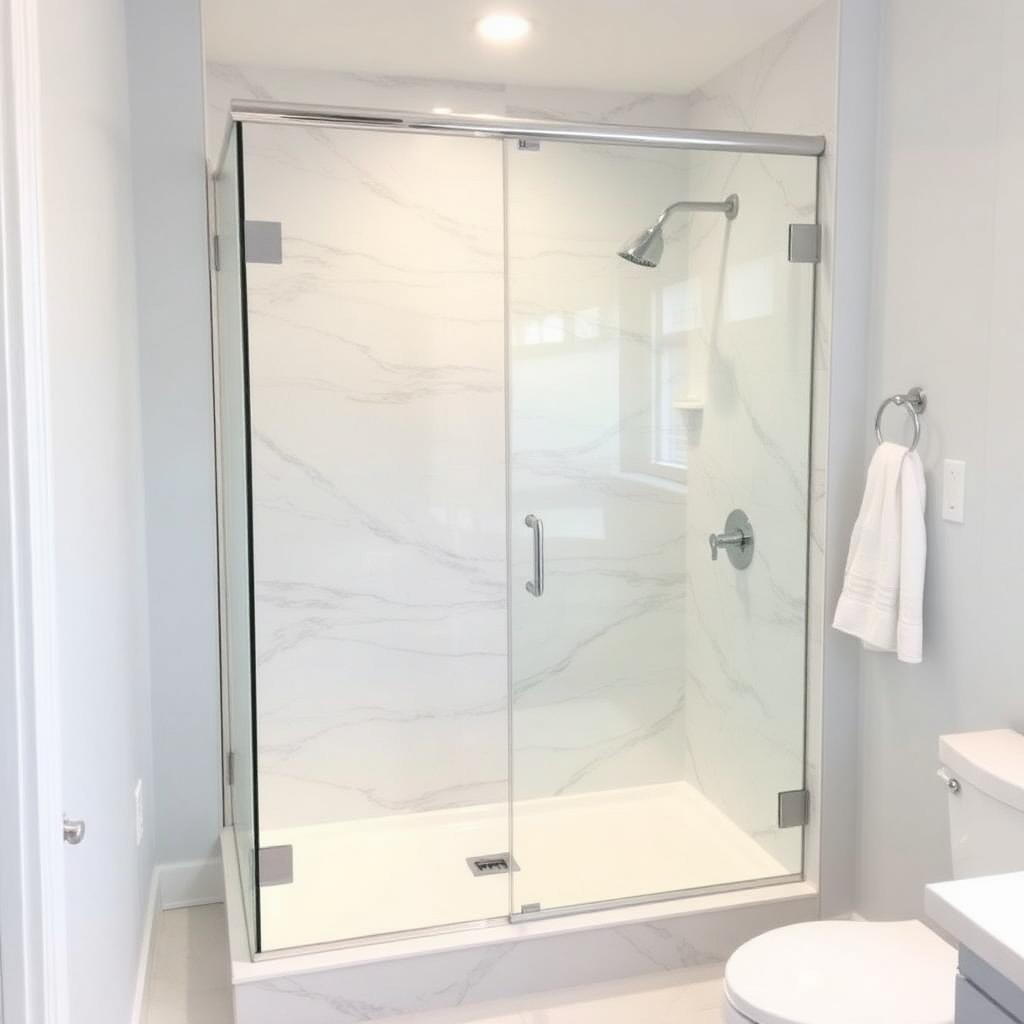 Recently remodeled bathroom in a Lithonia, GA home