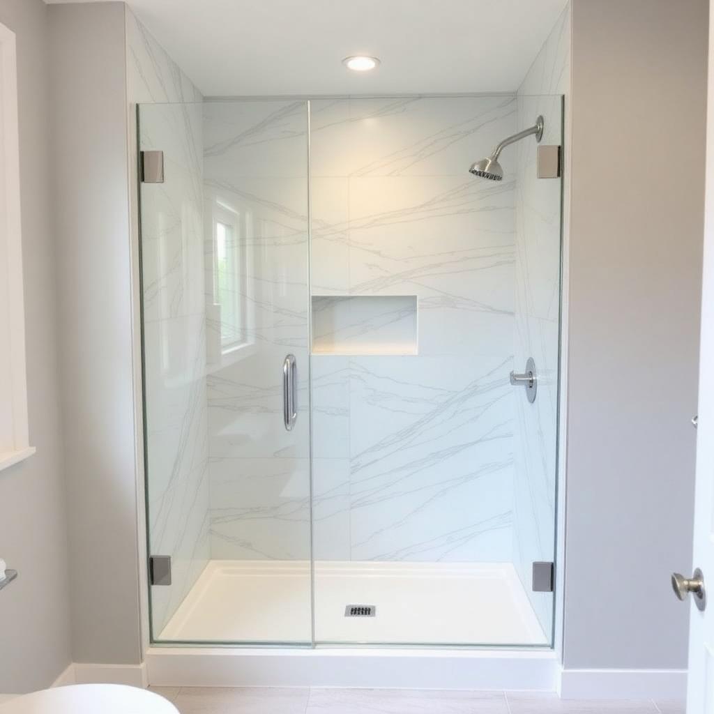 Recently remodeled bathroom in a Lovejoy, GA home