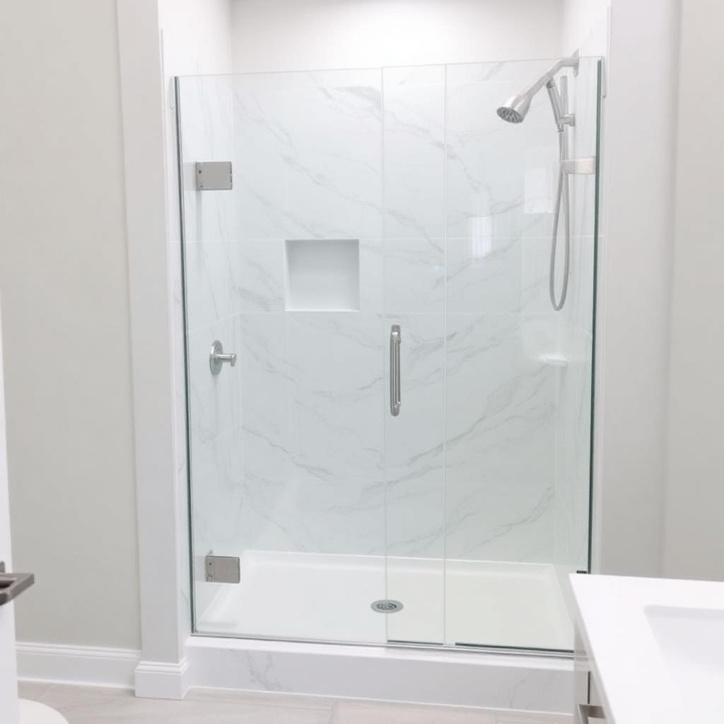 Recently remodeled bathroom in a Lutherville, MD home