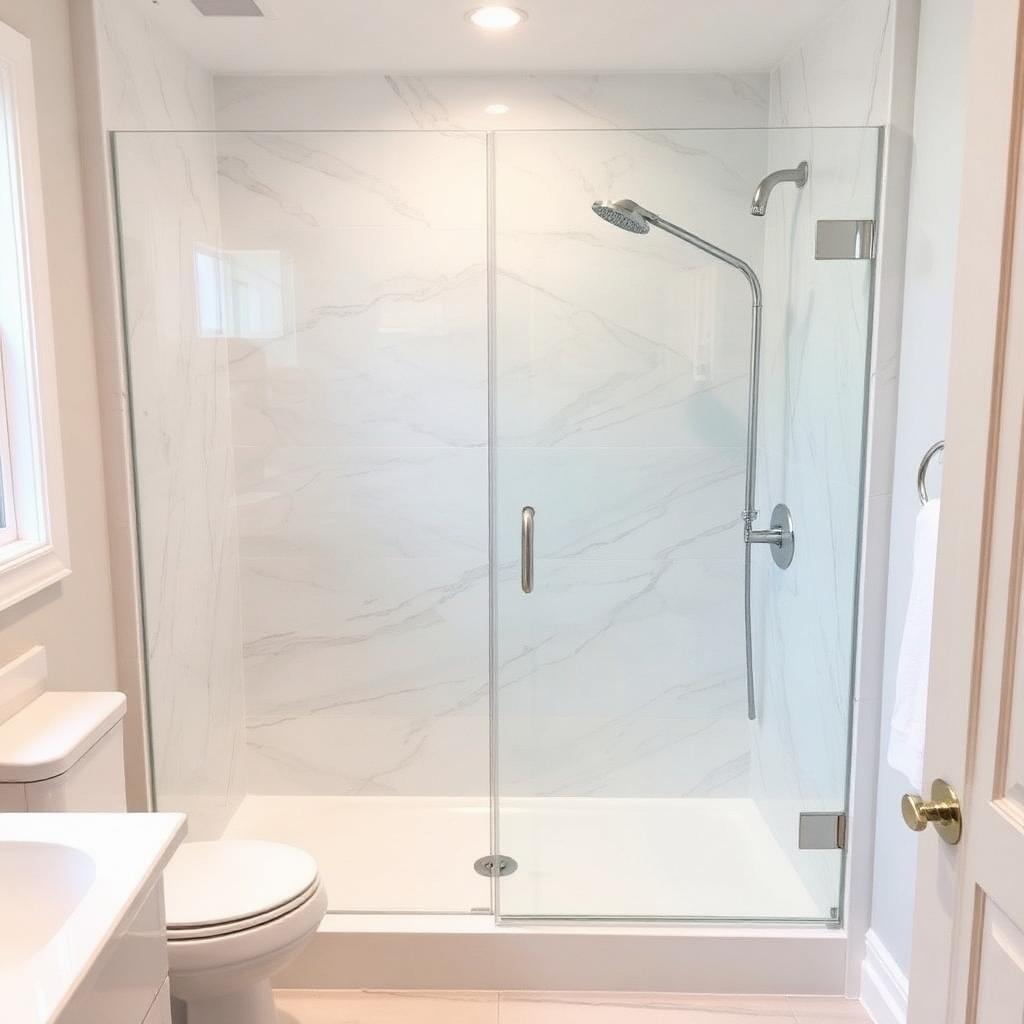 Recently remodeled bathroom in a McDonough, GA home