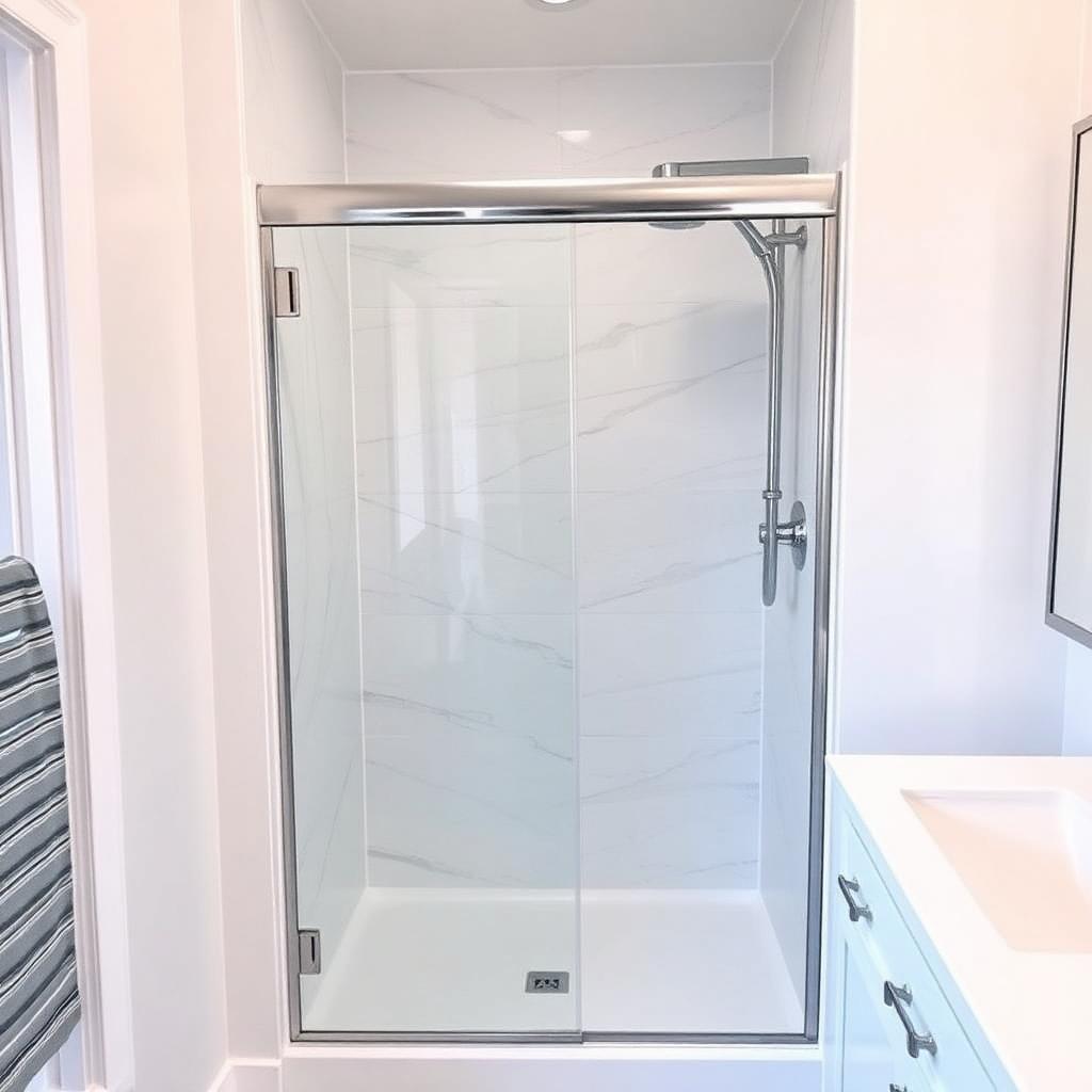 Recently remodeled bathroom in a Middle River, MD home