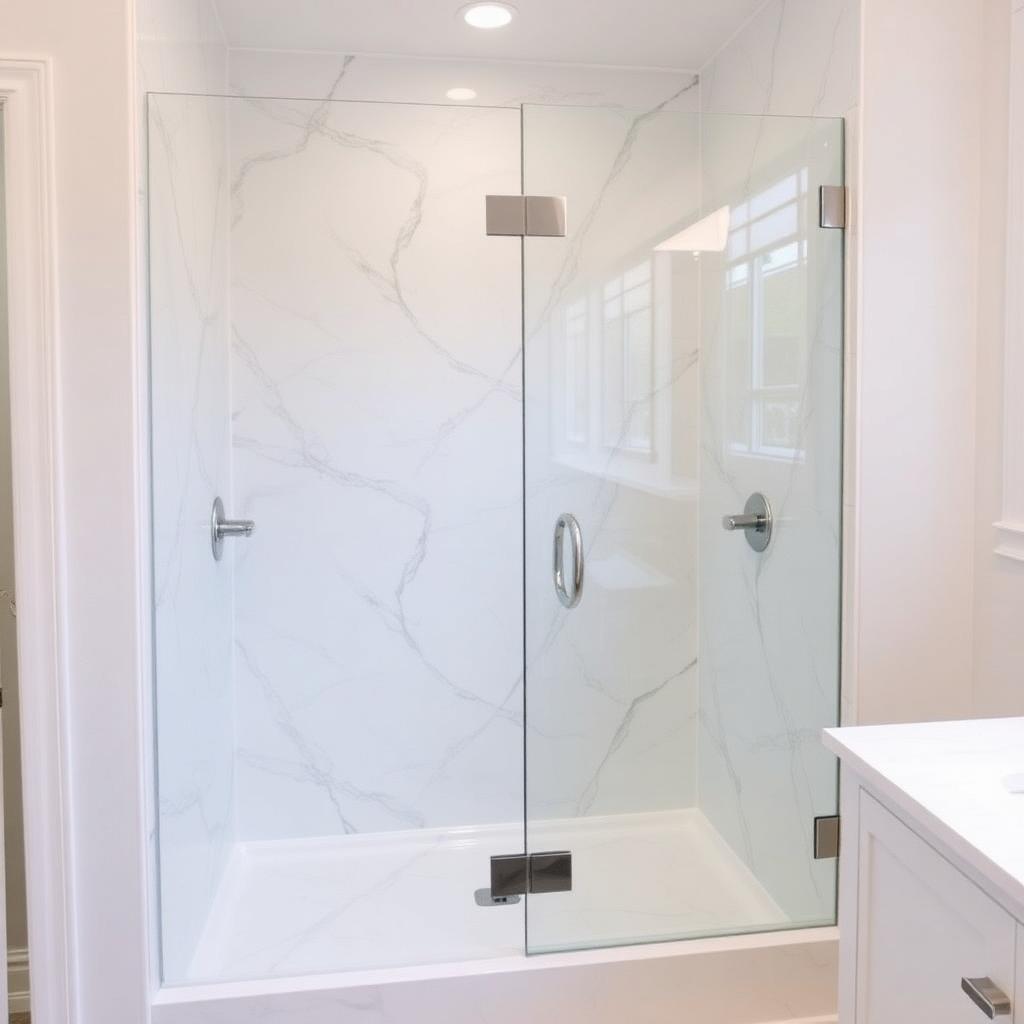 Recently remodeled bathroom in a Milton, GA home
