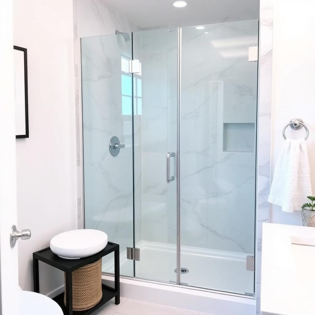 Renovated bathroom in a home in Montgomery County