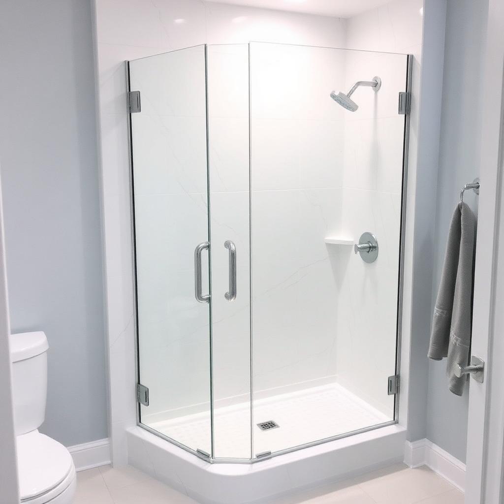 Recently remodeled bathroom in a Morningside, GA home