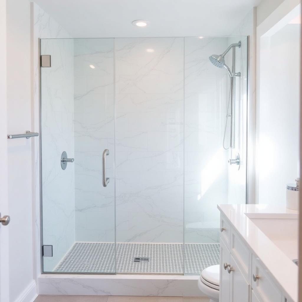 Recently remodeled bathroom in a Norcross, GA home