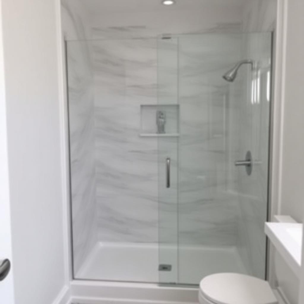 Recently remodeled bathroom in a Oklahoma City, OK home