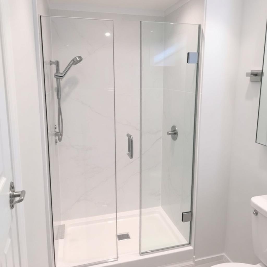Recently remodeled bathroom in a Plano, TX home