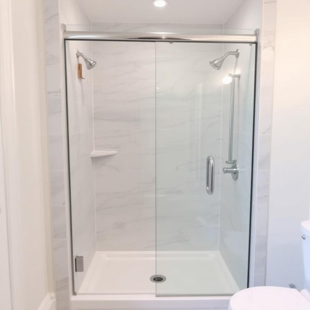 Recently remodeled bathroom in a Redan, GA home