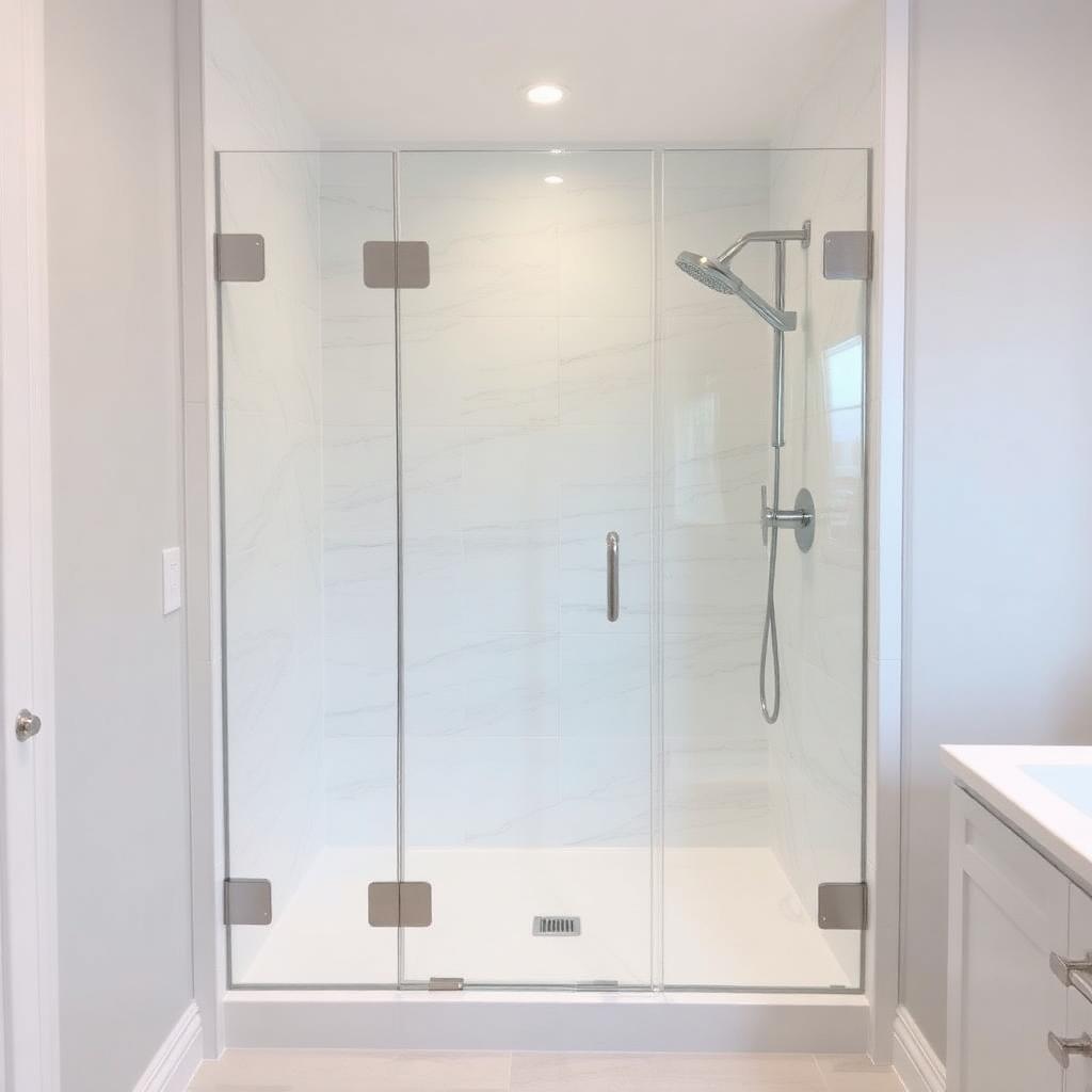Recently remodeled bathroom in a Roland Park, MD home