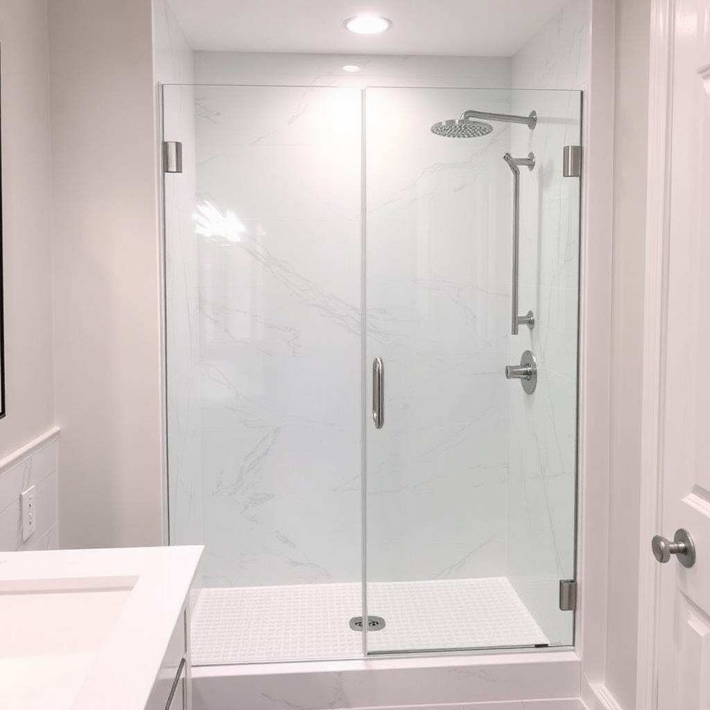 Recently remodeled bathroom in a Timonium, MD home