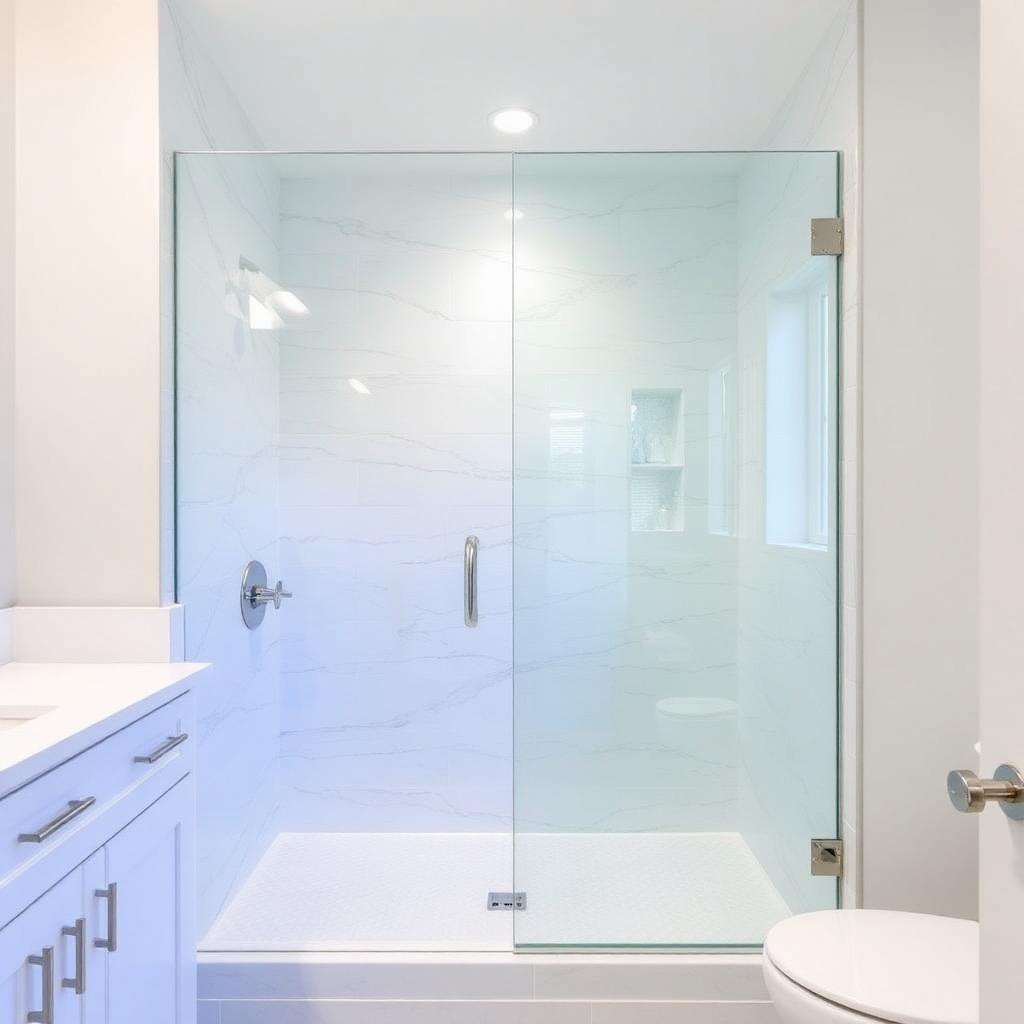 Recently remodeled bathroom in a Vickery, GA home