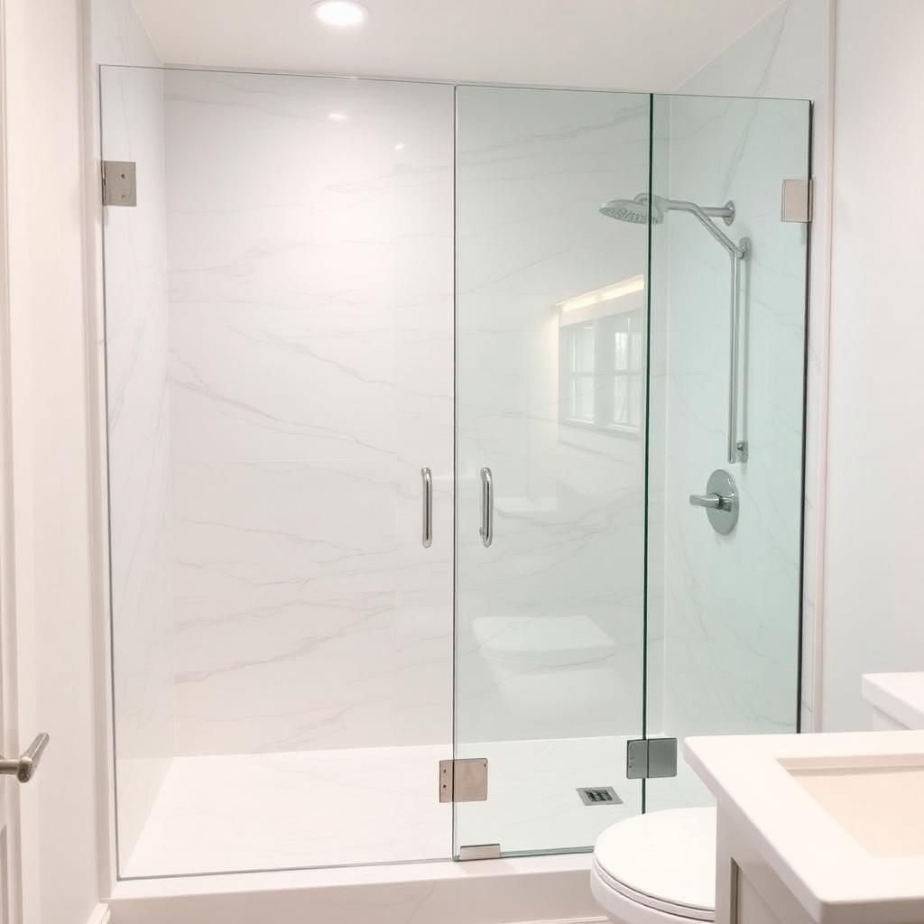Recently remodeled bathroom in a Waleska, GA home
