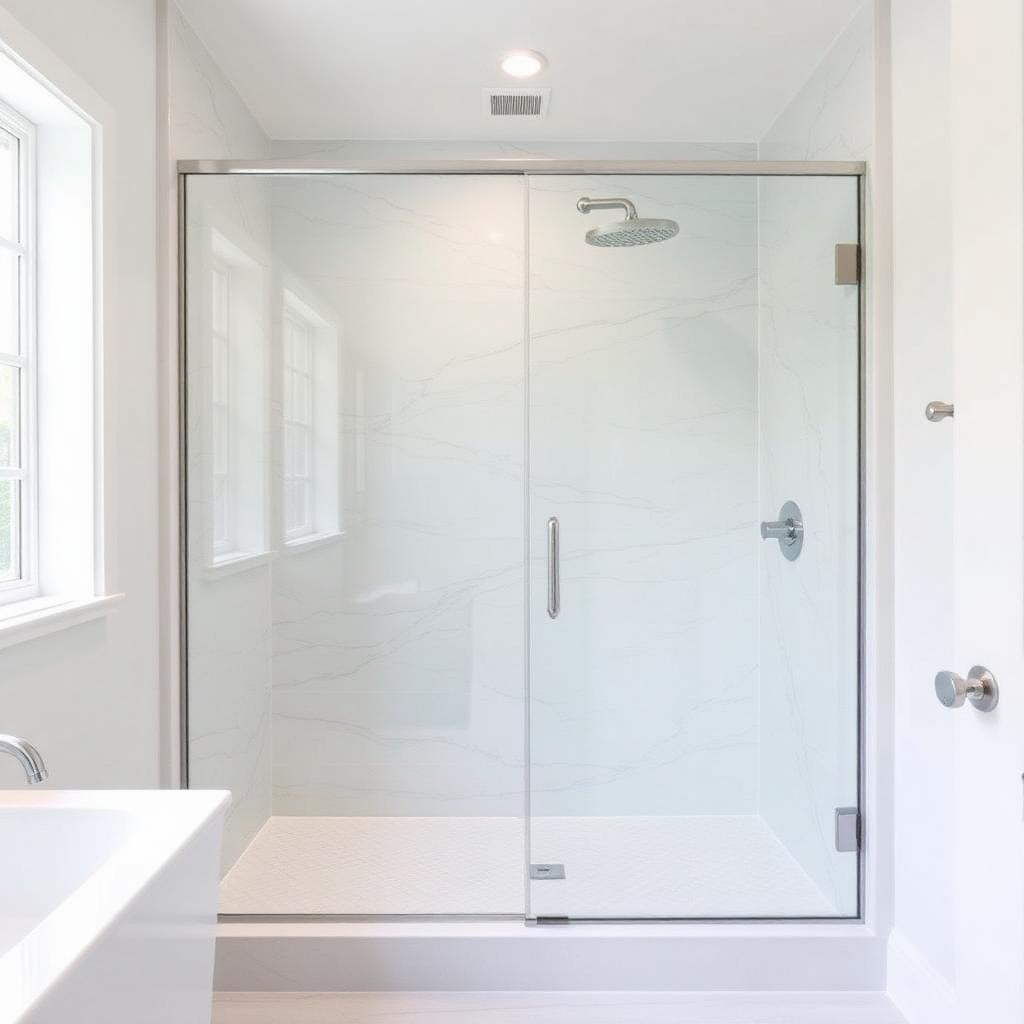 Recently remodeled bathroom in a Woolsey, GA home